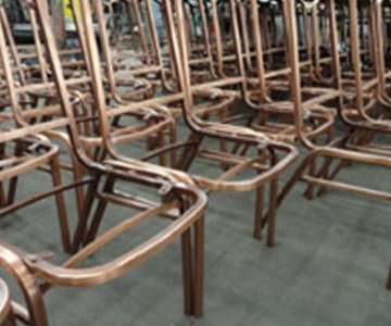 Bronze Plating of Banquet Seating